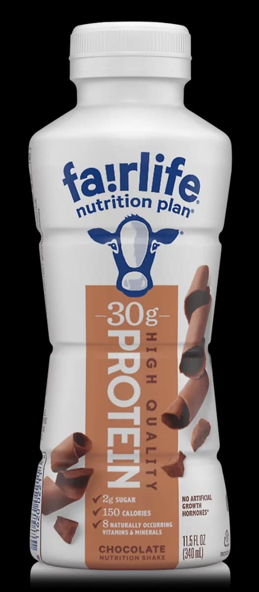 Fairlife Nutrition Plan Shake - Chocolate packshot — 30g protein, 150 calories